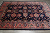 Load image into Gallery viewer, 7 x 10.6 Midnight Blue Persian Tabriz Rug - view 4