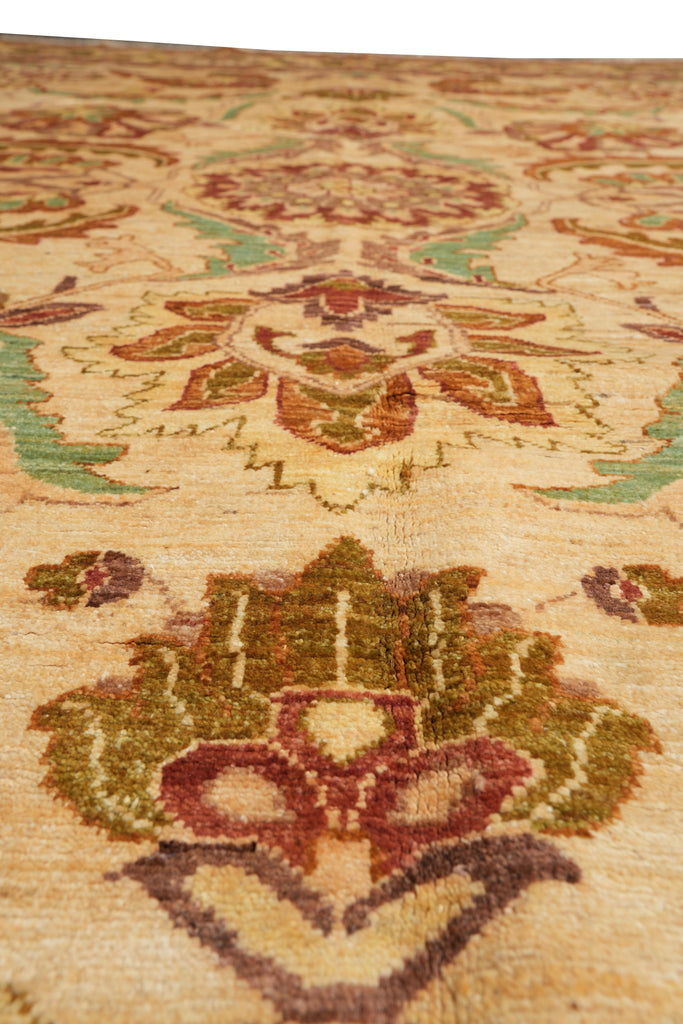 8.11 x 11.7 New Zigler Chobi Rug Beige Gold #F-4174