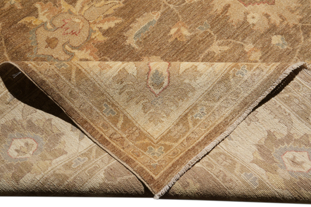 9.4 x 11.10 Brown Zigler Chobi Rug #F-4175