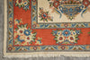 Load image into Gallery viewer, 7 x 10 Unusual Persian Botteh Sarouk Rug - view 13