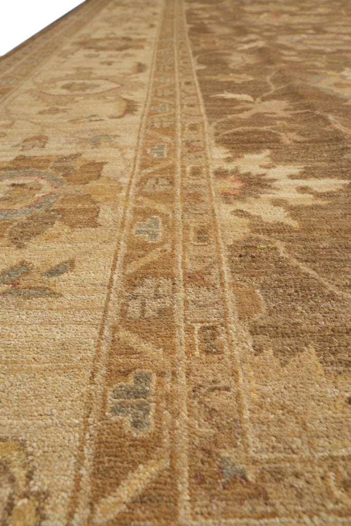 9.4 x 11.10 Brown Zigler Chobi Rug #F-4175