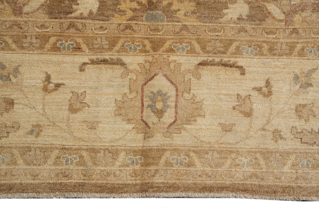 9.4 x 11.10 Brown Zigler Chobi Rug #F-4175