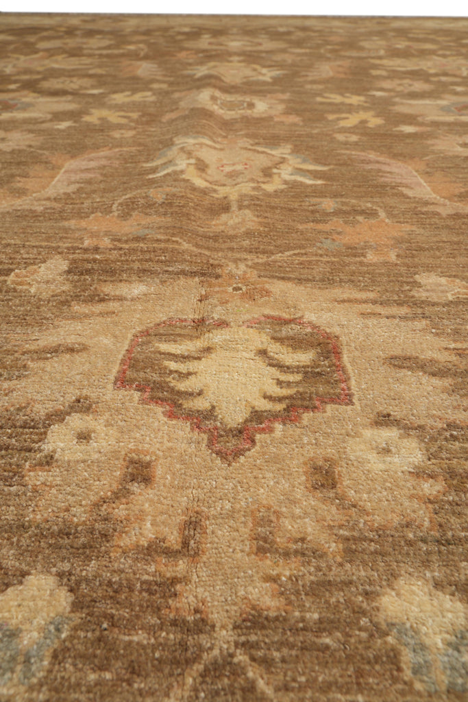9.4 x 11.10 Brown Zigler Chobi Rug #F-4175