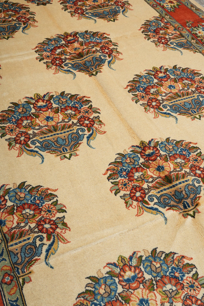 7 x 10 Unusual Persian Botteh Sarouk Rug - view 8