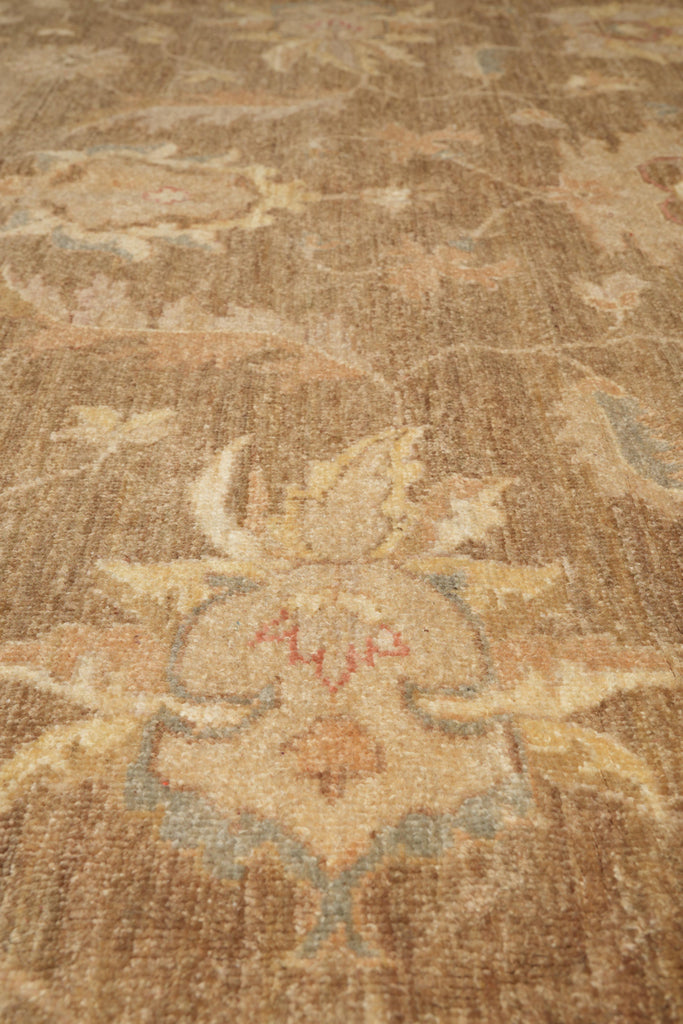 9.4 x 11.10 Brown Zigler Chobi Rug #F-4175