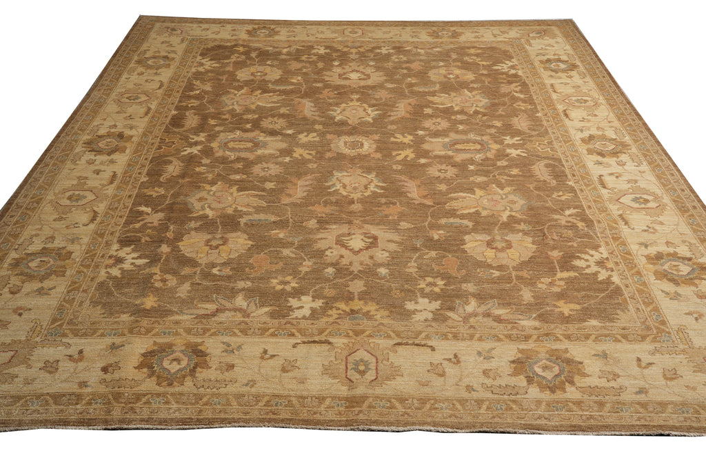 9.4 x 11.10 Brown Zigler Chobi Rug #F-4175