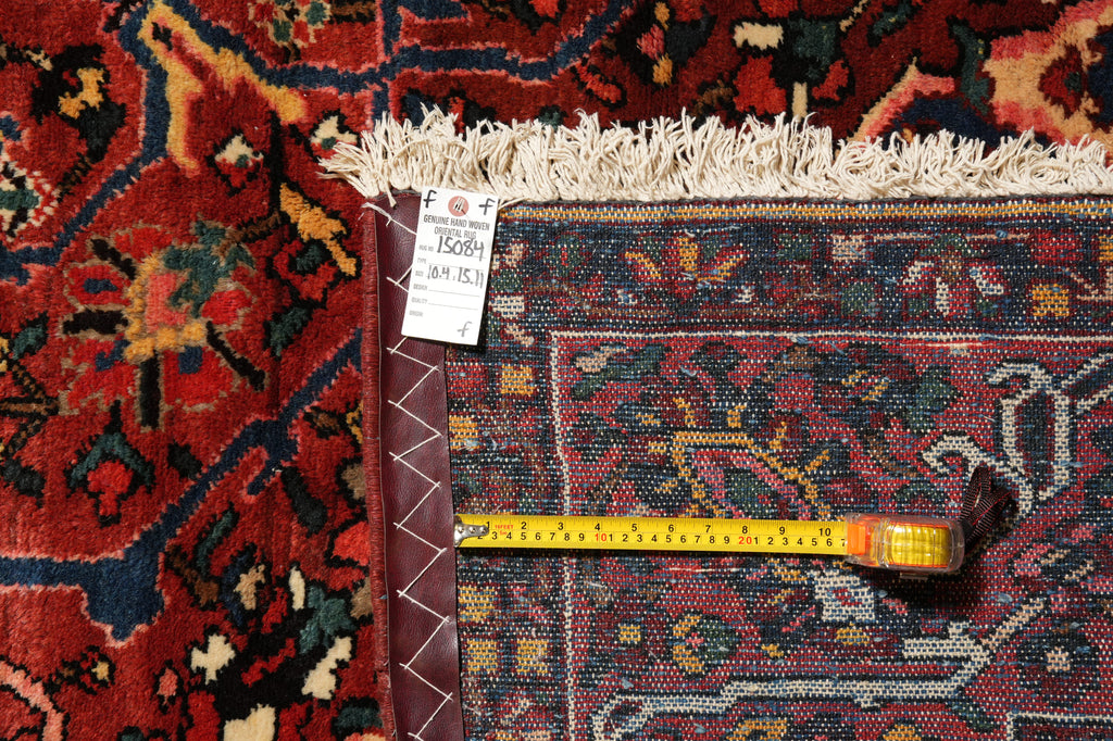 10.4 x 16 OLD Persian Bakhtiar Rug Tribal #PIX-15084