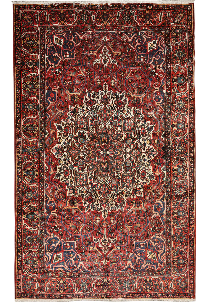 10.4 x 16 OLD Persian Bakhtiar Rug Tribal #PIX-15084