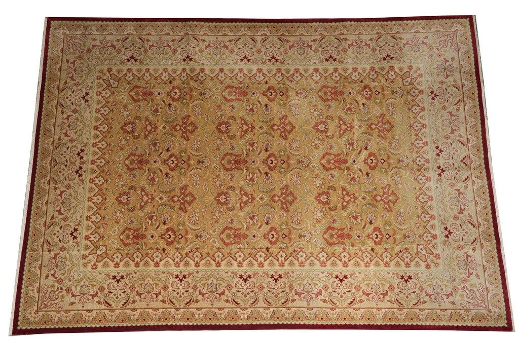 8.2 x 11.3 New Handmade Zigler Chobi Rug Gold #F-4176