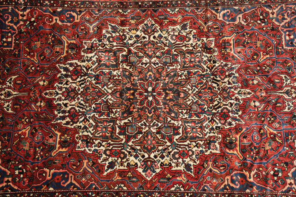 10.4 x 16 OLD Persian Bakhtiar Rug Tribal #PIX-15084