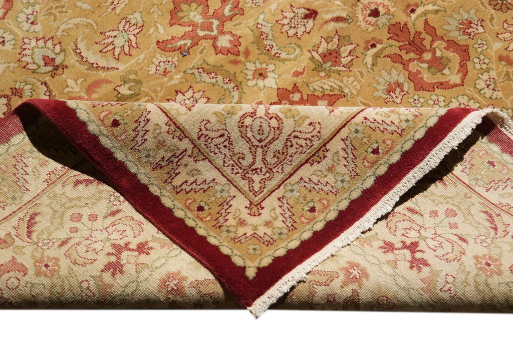 8.2 x 11.3 New Handmade Zigler Chobi Rug Gold #F-4176