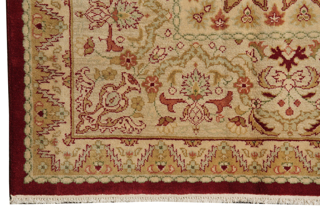8.2 x 11.3 New Handmade Zigler Chobi Rug Gold #F-4176