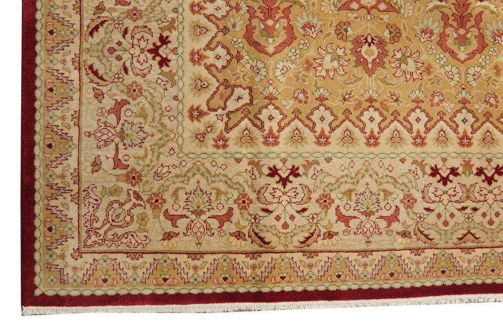 8.2 x 11.3 New Handmade Zigler Chobi Rug Gold #F-4176