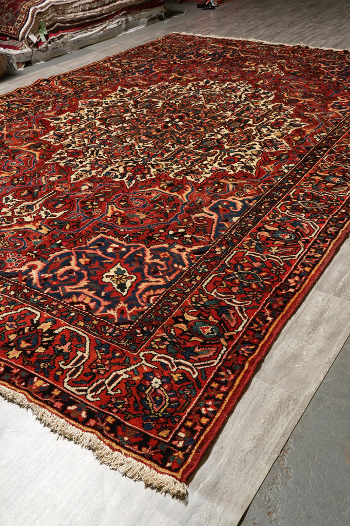 10.4 x 16 OLD Persian Bakhtiar Rug Tribal #PIX-15084