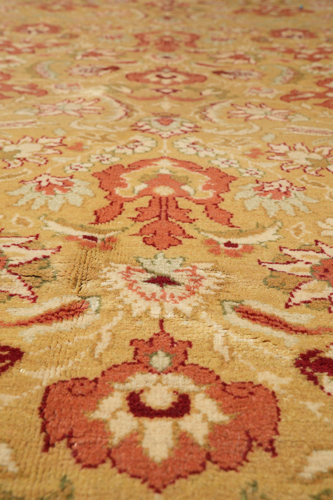 8.2 x 11.3 New Handmade Zigler Chobi Rug Gold #F-4176