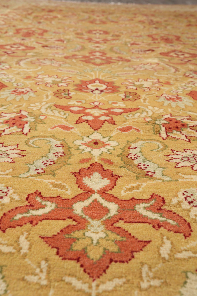 8.2 x 11.3 New Handmade Zigler Chobi Rug Gold #F-4176