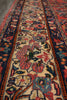 Load image into Gallery viewer, 7 x 7.6 Dark Salmon Fine Persian Sarouk square Rug - view 9