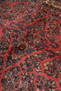 Load image into Gallery viewer, 7 x 7.6 Dark Salmon Fine Persian Sarouk square Rug - view 7