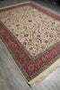 Load image into Gallery viewer, Decorative rug with intricate patterns on a wooden floor