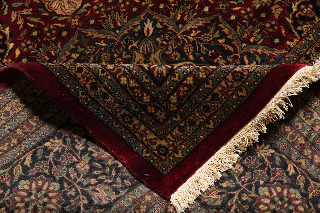 11.9 x 14.7 Fine Handmade Rug Lustrous Silky Wool #PIX-10267