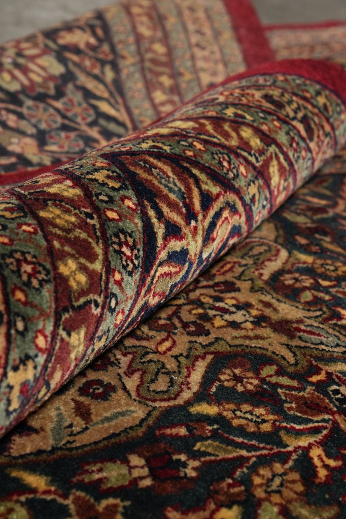 11.9 x 14.7 Fine Handmade Rug Lustrous Silky Wool #PIX-10267