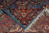 Load image into Gallery viewer, 7 x 7 Blue Fine Persian Sarouk Square Rug - view 10