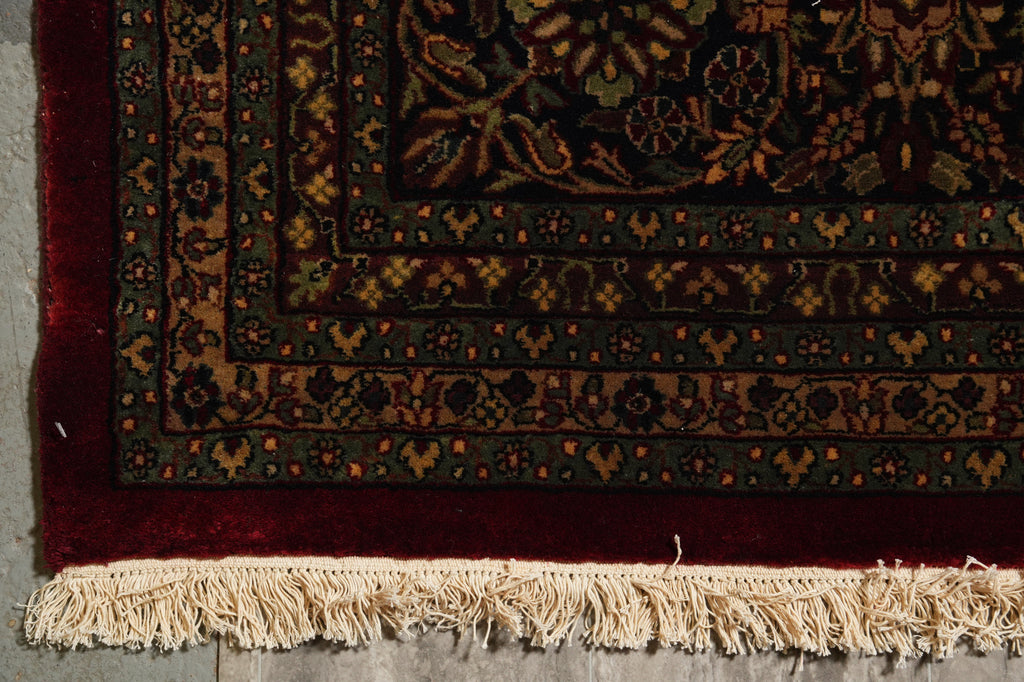 11.9 x 14.7 Fine Handmade Rug Lustrous Silky Wool #PIX-10267