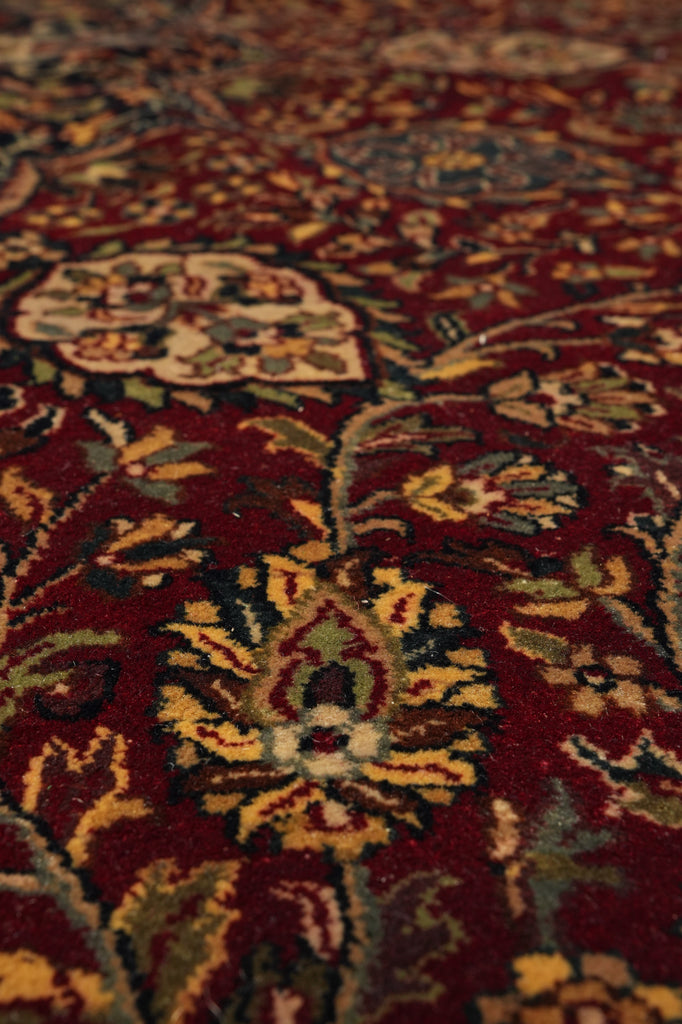 11.9 x 14.7 Fine Handmade Rug Lustrous Silky Wool #PIX-10267