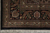 Load image into Gallery viewer, Close-up of an ornate rug with intricate patterns and fringes on a plain background