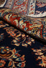 Load image into Gallery viewer, 7.3 x 9.8 Navy Blue Fine Persian Sarouk Rug #B-72319