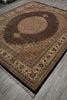 Load image into Gallery viewer, Decorative rug with intricate patterns on a wooden floor