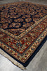 Load image into Gallery viewer, 7.3 x 9.8 Navy Blue Fine Persian Sarouk Rug #B-72319