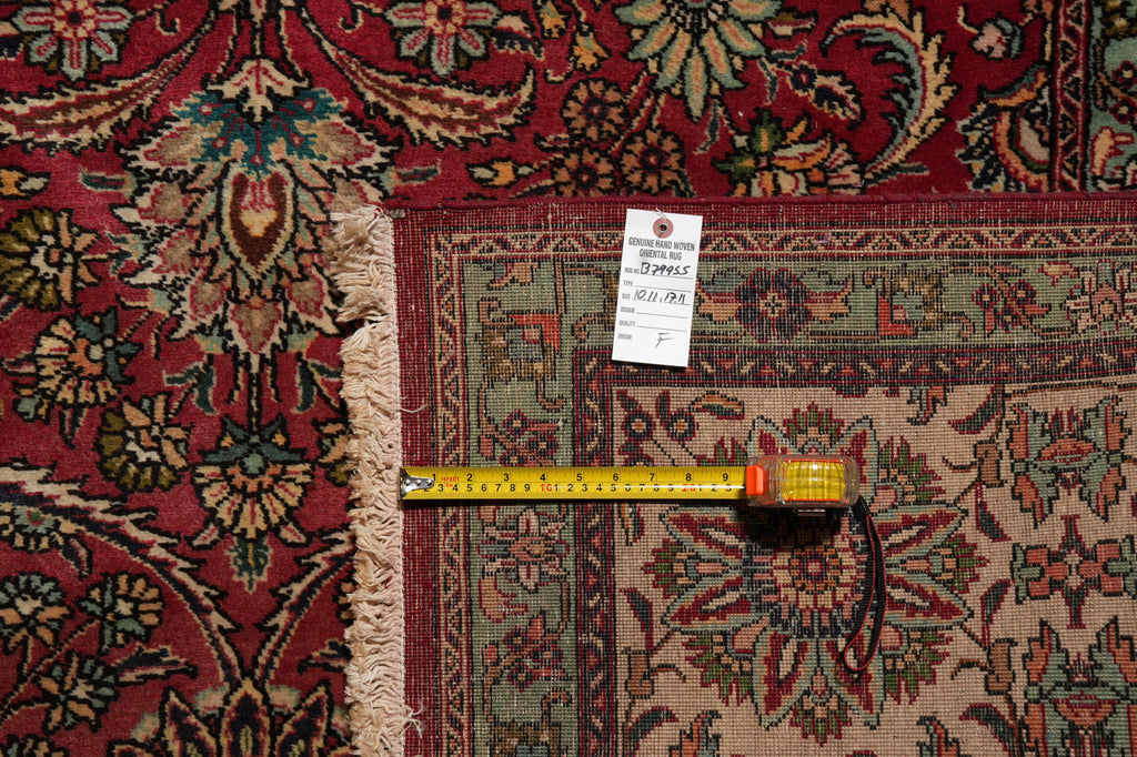 11 x 18 Semi-Antique Persian Tabriz Rug #B-79955