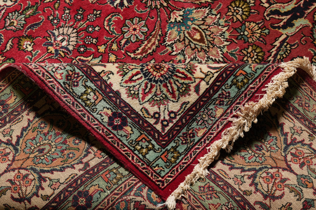 11 x 18 Semi-Antique Persian Tabriz Rug #B-79955