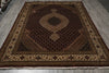Load image into Gallery viewer, Decorative rug with intricate patterns on a wooden floor