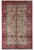 Load image into Gallery viewer, 6.7 x 10 Ivory Fine Persian Lilihan Bibikabad Rug #B-72413