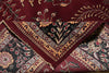 Load image into Gallery viewer, 12.8 x 20.5 New Handmade Sarouk Wool Rug Burgundy #PIX-1144