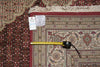 Load image into Gallery viewer, Decorative rug with a measuring tape and price tag on a carpeted floor.