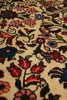 Load image into Gallery viewer, 6.7 x 10 Ivory Fine Persian Lilihan Bibikabad Rug #B-72413