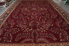 Load image into Gallery viewer, 12.8 x 20.5 New Handmade Sarouk Wool Rug Burgundy #PIX-1144