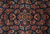 Load image into Gallery viewer, 7 x 10 Navy Blue Fine Persian Sarouk Wool Rug #B-72420