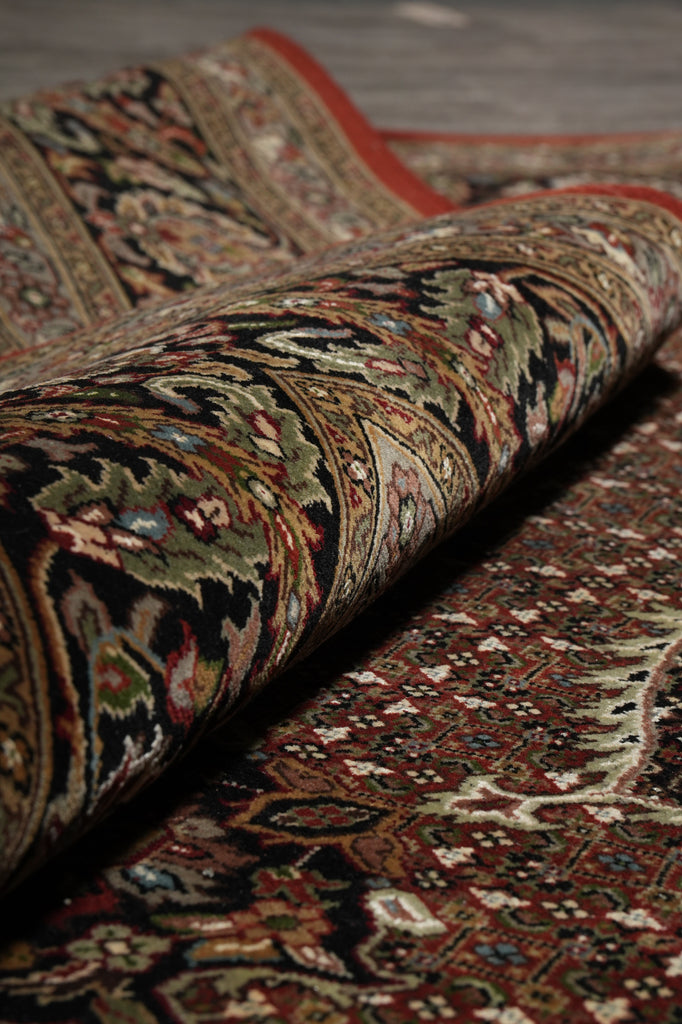 Close-up of a patterned fabric with intricate designs.