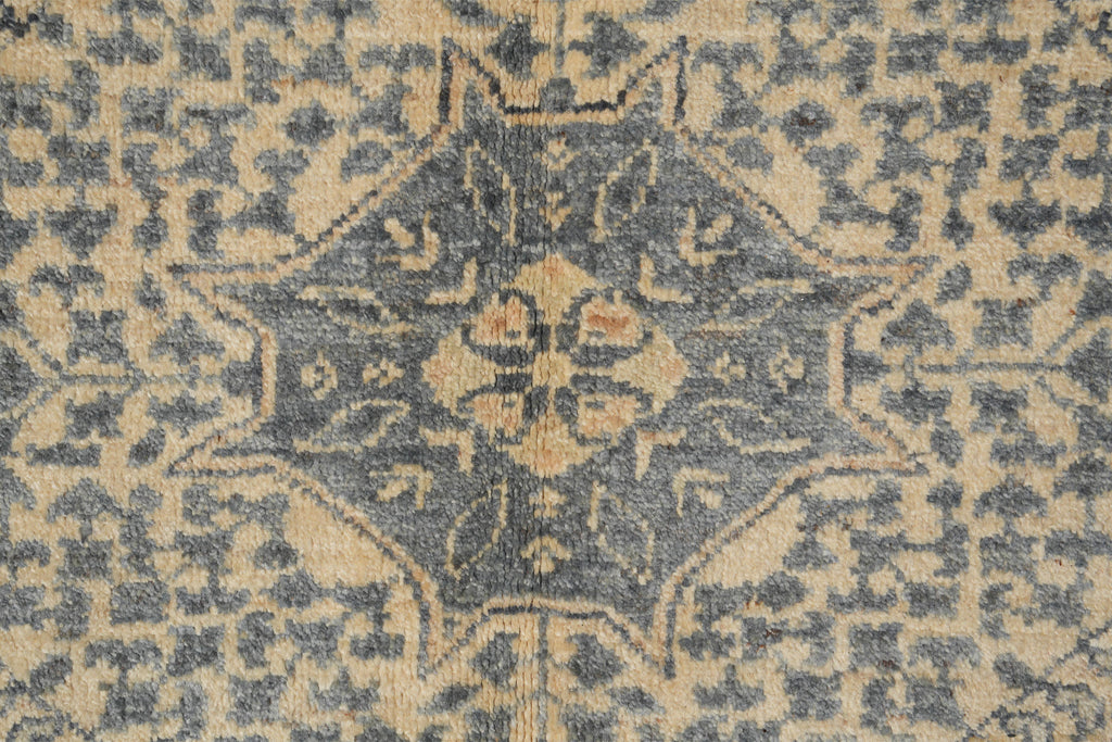 9.2 x 12 Gray Neutral New Handmade Chobi Rug #F-4180