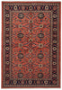 Load image into Gallery viewer, 5.5 x 8.8 Blush Color Fine Persian Sarouk Rug #B-72415