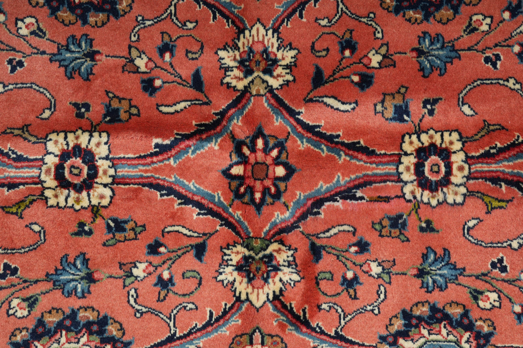 5.5 x 8.8 Blush Color Fine Persian Sarouk Rug #B-72415