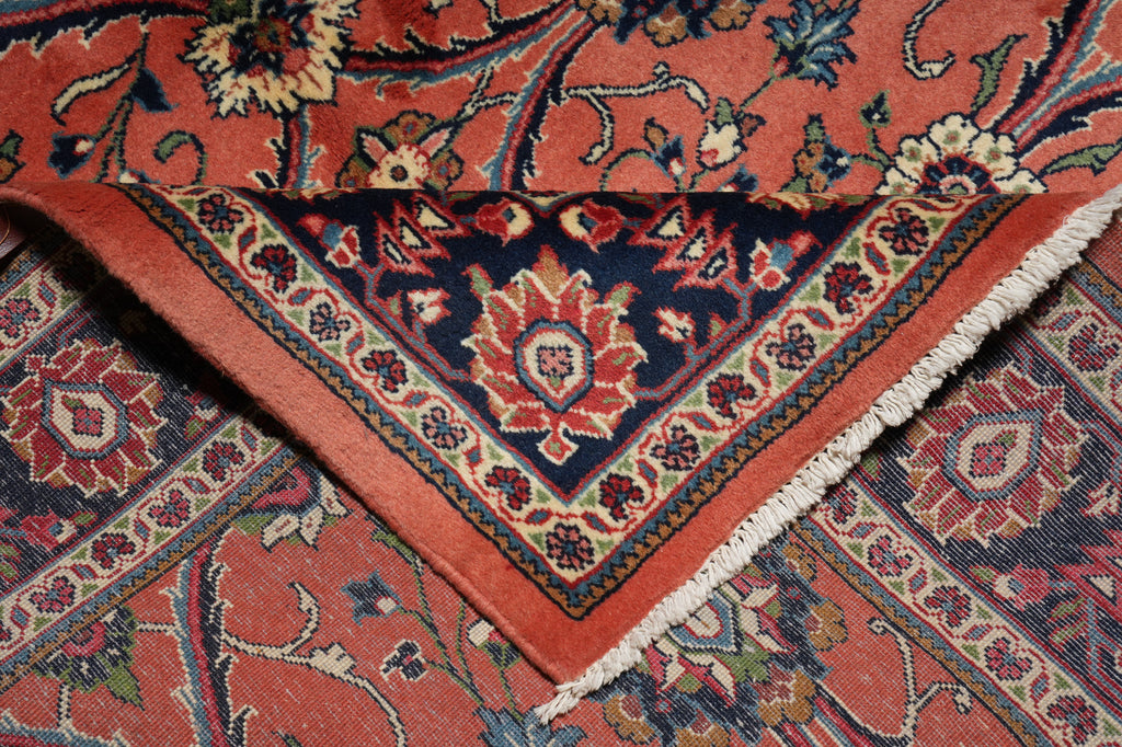 5.5 x 8.8 Blush Color Fine Persian Sarouk Rug #B-72415