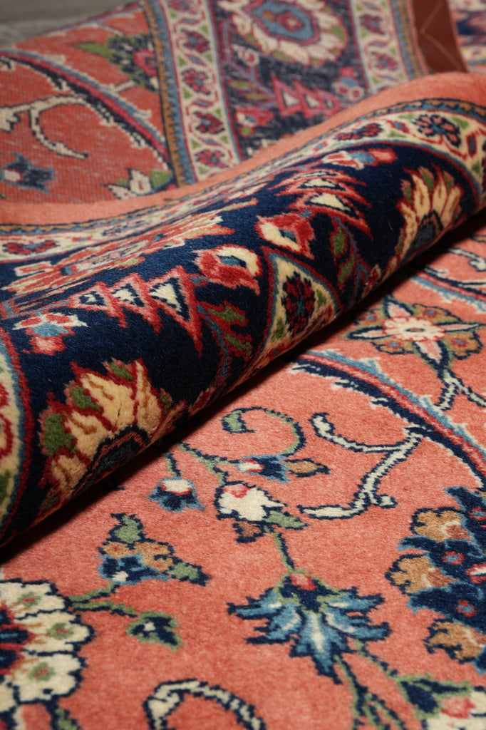 5.5 x 8.8 Blush Color Fine Persian Sarouk Rug #B-72415