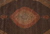 Load image into Gallery viewer, 11.6 x 16.6 Authentic Persian Tabriz Mahi Handmade 400 KPSI Wool and Silk Rug Black #PIX-691