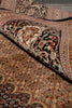 Load image into Gallery viewer, 11.6 x 16.6 Authentic Persian Tabriz Mahi Handmade 400 KPSI Wool and Silk Rug Black #PIX-691