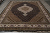 Load image into Gallery viewer, Decorative rug with intricate patterns on a plain background